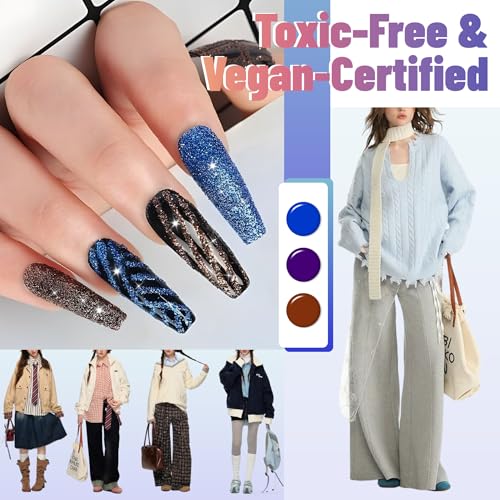 Set de 24 colores ABAC Gel para uñas Ombre miniatura 2