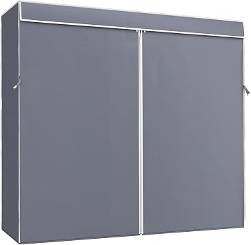 VIPEK Cover ONLY for V40/V40S/V40S i1/V40 Pro Garment Rack, Dustproof Oxford Fabric Clothing Rack Cover with Zipper, 77" L X 16.9" W X 73.8" H, Grey
