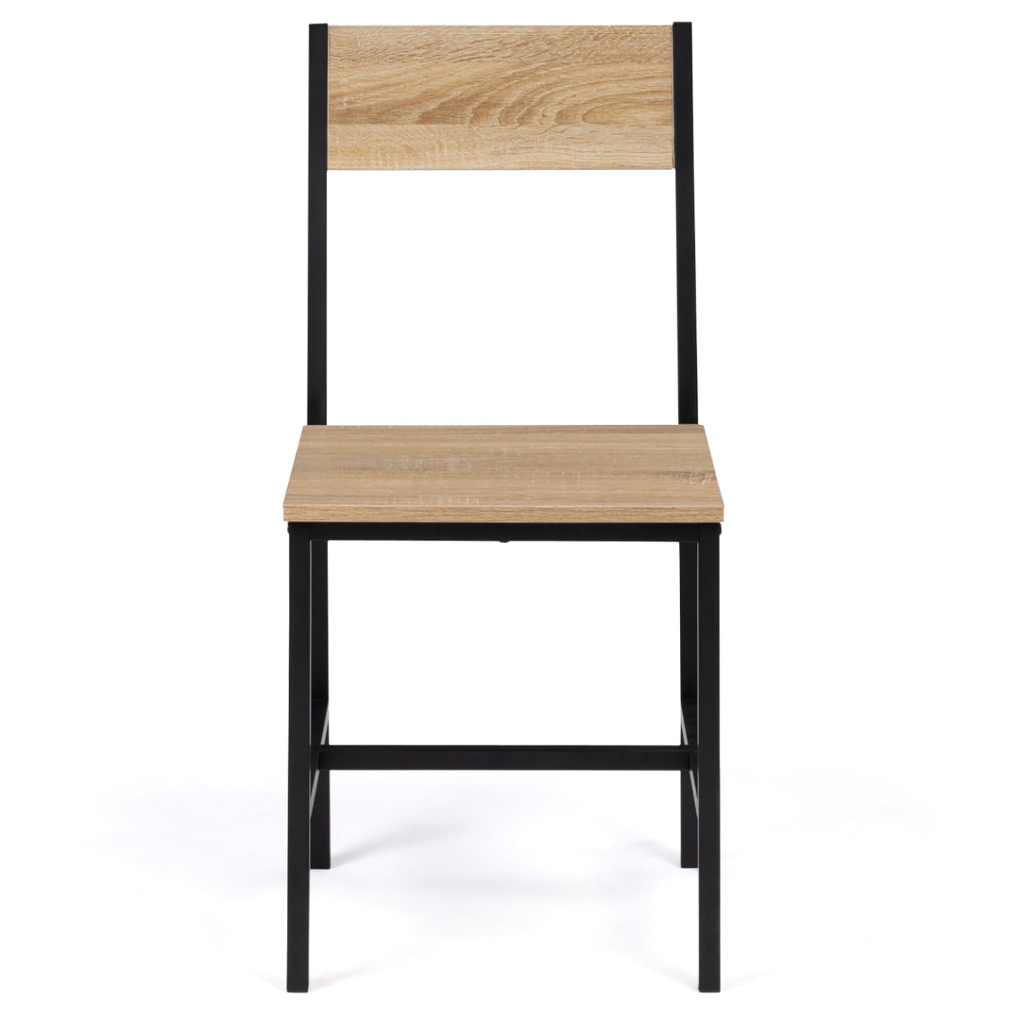 IDMarket - Juego de 6 sillas de cocina de diseño industrial DETROIT