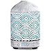 Produktbild SALKING Aroma Diffuser Luftbefeuchter Humidifier, Handgefertigt Metall Diffusor für ätherische Öle, 7 Farbe Licht Vintage Elektronisch Nebel zur Aromatherapie für Zuhause Büro oder Yoga MEHRWEG