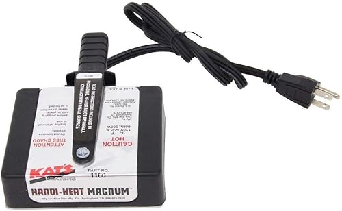 1190 - Calentador magnético KAT de 300 vatios 120 voltios, GRANDE 5" x 4-1/4" Fabricado en Estados Unidos Farmer Bob's Parts 1190