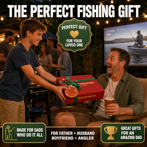 Image of 17 Packs - 83 Pieces Complete Fishing Gear Kit With Line And Tackle Box - Ideal Gift For Father Men Dad Husband Boyfriend, Ready To Fish Lures & Accessories Set Included Soft Baits Metal Spoons