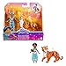 Produktbild DISNEY Prinzessin Jasmin und Rajah - Bewegliche Puppe und Tigerfigur aus dem Film Aladdin, Jasmins unverkennbarer Look mit abnehmbarer Hose, für Kinder ab 3 Jahren, HLW83