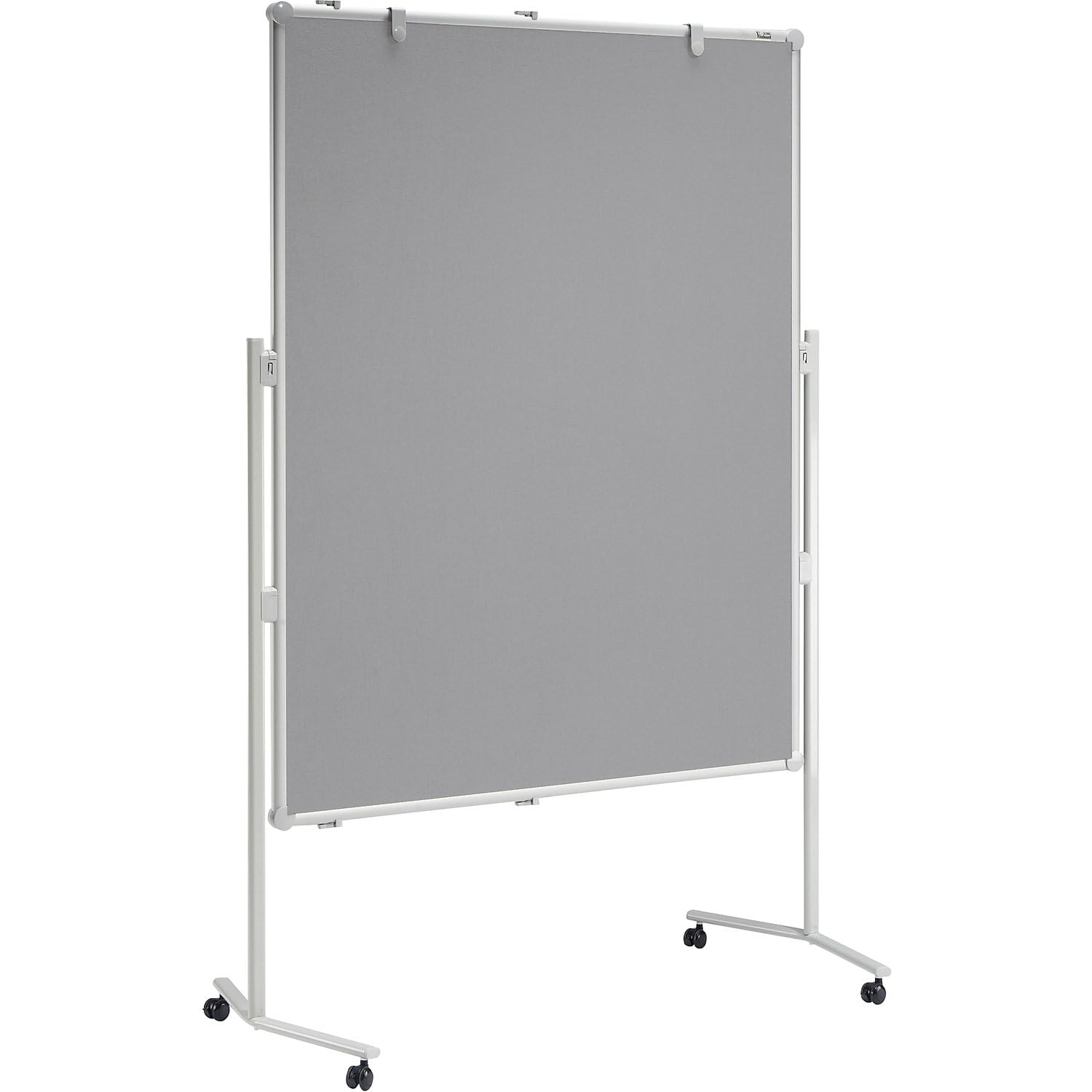 MAUL Moderationstafel grau MAULpro mobil beidseitig pinnbar 150x120 cm