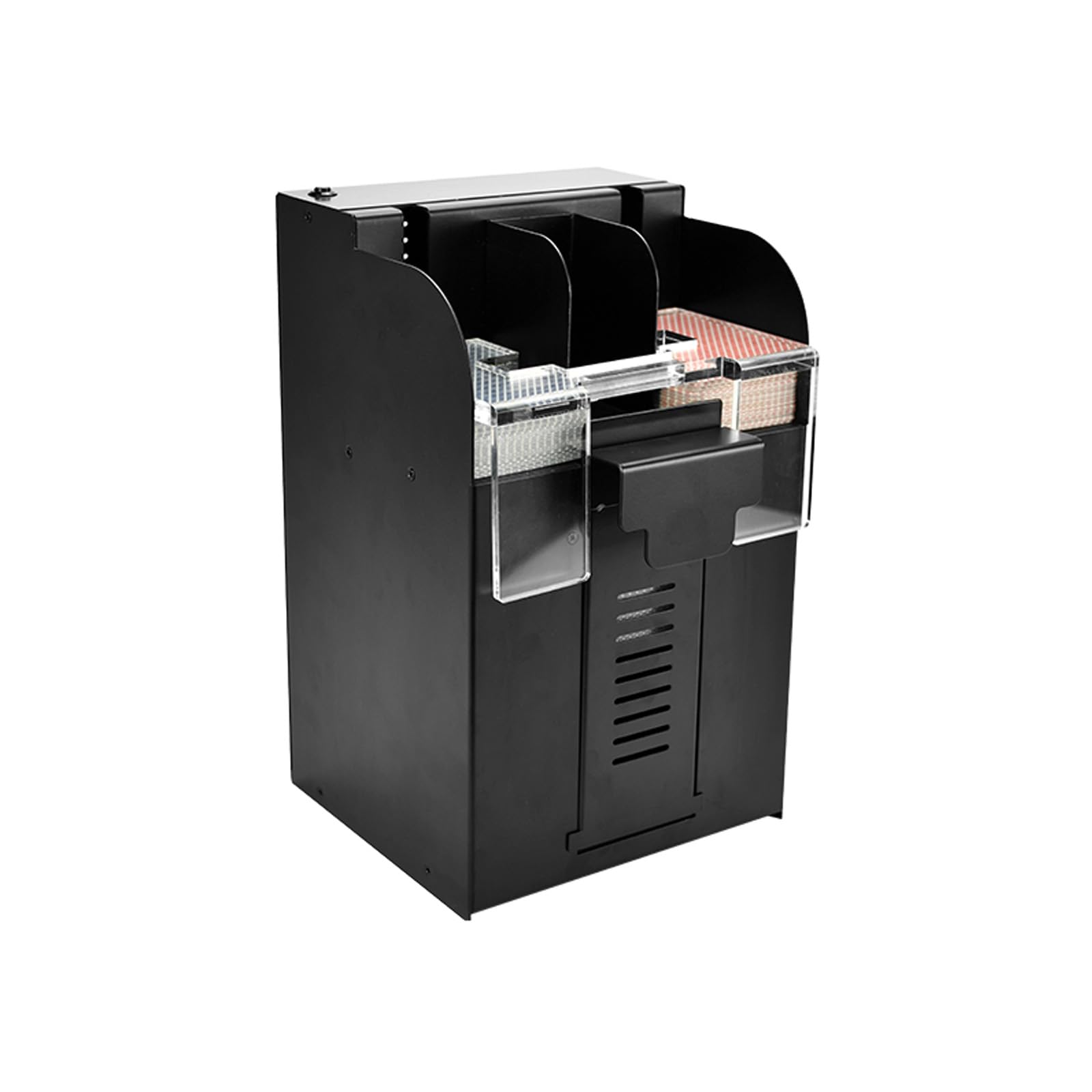 YHJLZNA Electric Playing Cards Shuffler Machine,Rechargeable Automatic Card Shuffler,Easy to Use,Rapid Shuffling Automatic Electric Shuffler for Broad