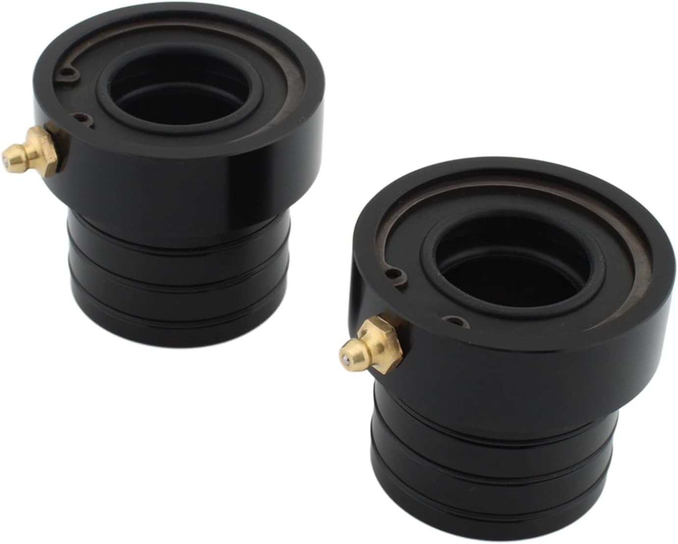 2Pcs MG21103 Front Axle Tube Seals Kit Compatible with Jeep Wrangler JK TJ XJ YJ ZJ MJ Dana 30/44 (Black)