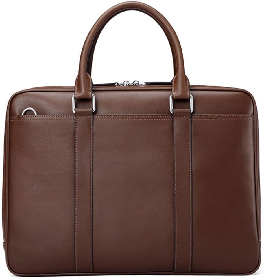 Men's Bag Business Leather Handheld Casual Briefcase Men's Shoulder Crossbody Handbag