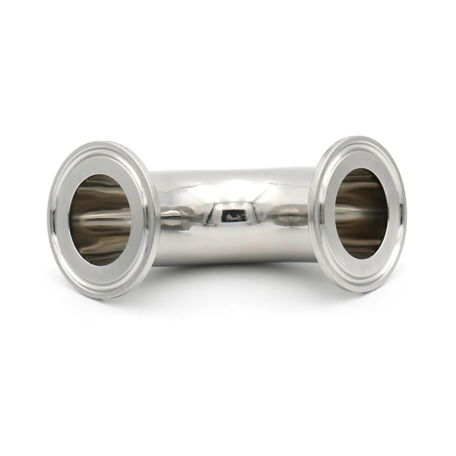 Virola sanitaria de 3/4 "1" 2 "4" 19/25/38/51/102, abrazadera de 50,5mm y 90 grados, codo de conexión de tubería, cerveza casera de acero inoxidable (Size : 89mm x Ferrule 106)