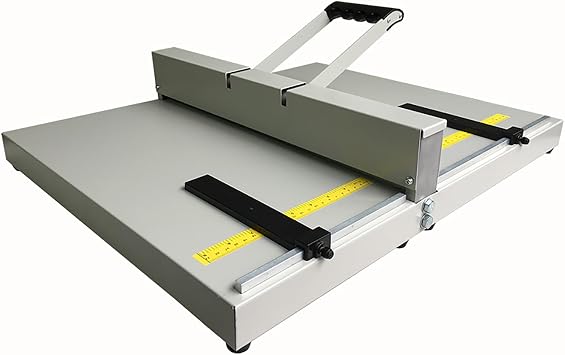 Manual Creasing Machine, Double Positioning Block Design Creasing Folding Machine for Business Cards, Photos, Greeting Album, Invitations Tickets, etc.