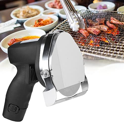 Gyro Knife Cortador De Kebab Eléctrico, Cortador De Carne Shawarma Comercial, Cortador De Carne Gyro Eléctrico, con 2 Cuchillas 80W Cortador De Kebab Turco Cortador De Kebab para Shawarma, Inalámbri Cover