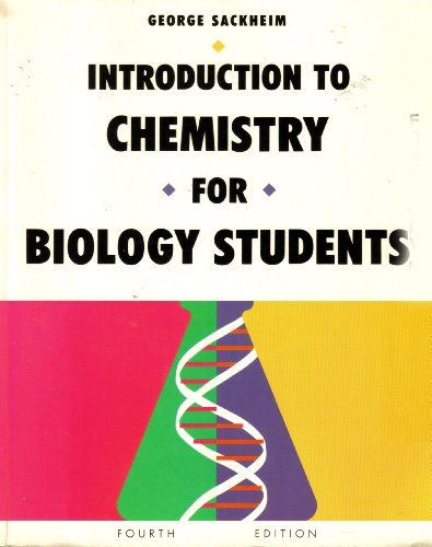 Introduction To Chemistry For Biology Students