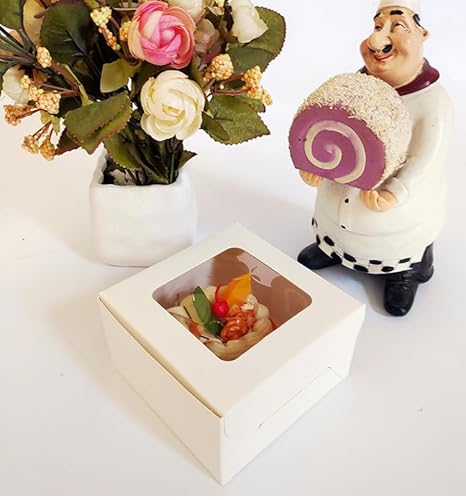 Packpal PALWCAKEBOX10X10X5-5-US 10 Inch Cake Boxes With Cake Boards 5Pack thumb #3