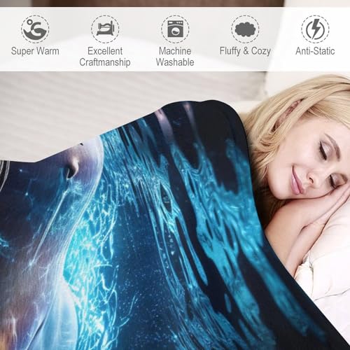 Couverture phoque imprimée pour vos soirées canapé cocooning - 4