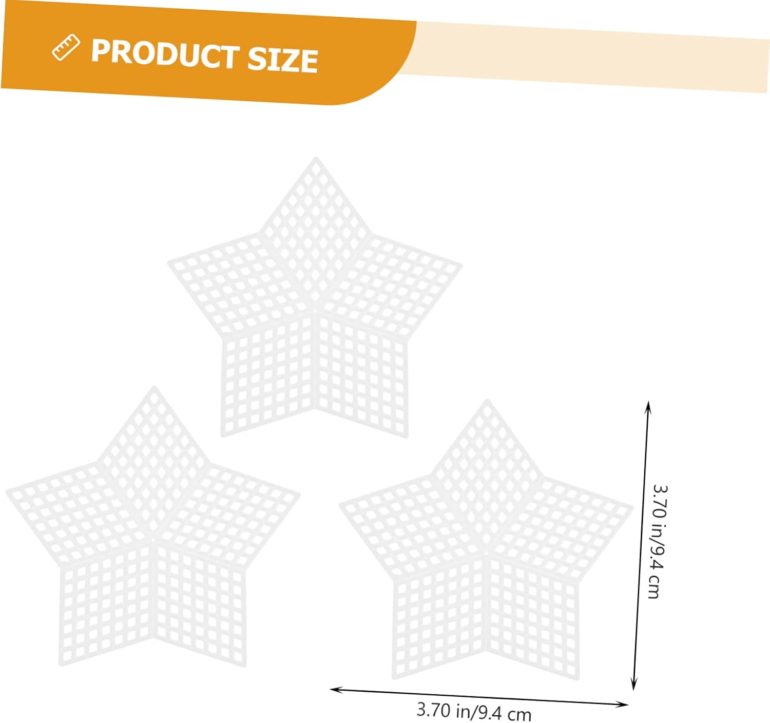 BEBEMOKO 70pcs Cross Stitch Mesh Durable Plastic Mesh for Embroidery Cross Stitch and Craft Projects Includes Various Shapes for Versatile Use