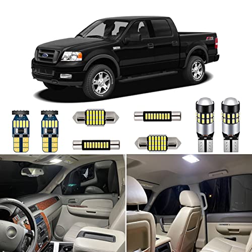 Kit de 11 Luces LED Blancas para Interior de Ford F150 2004-2008 miniatura 1