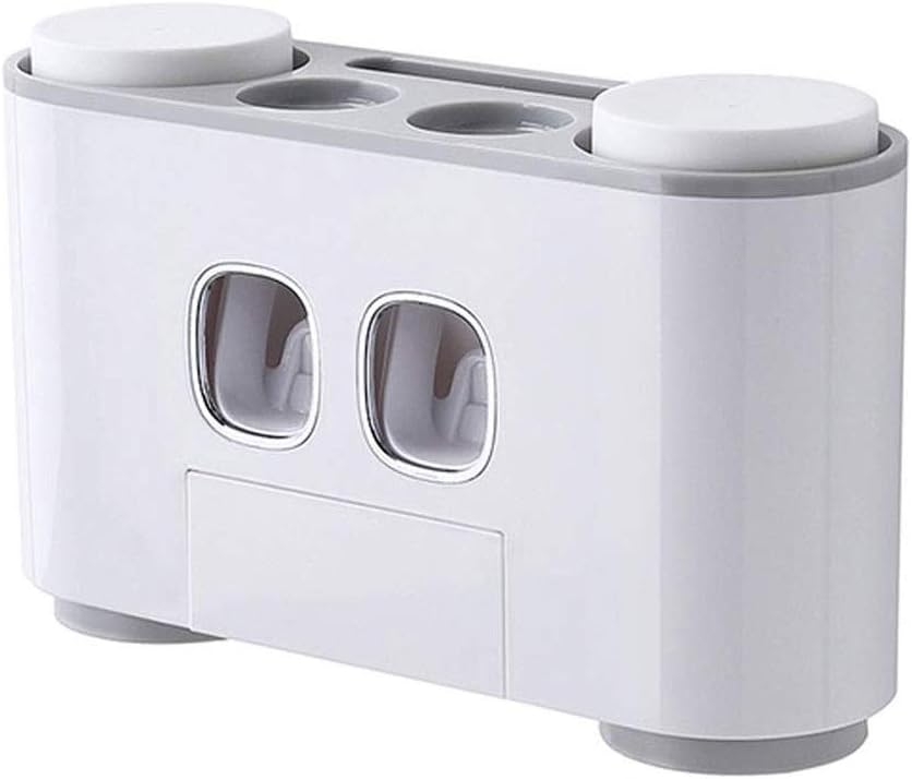 Toothbrush Cup Holder - Bathroom Suction Multifunctional Capacity Rack(D)