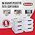 Rubbermaid Cleverstore 17 Qt Clear Storage Bins with Latching Lids, 6-Pack, Stackable, BPA-Free, Made in USA