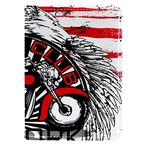 Passport Holder For Women And Men, Travel Passport Wallet Passport Cover Travel Documents Organizer Motorcycle　Raptor　Cool #TOP18