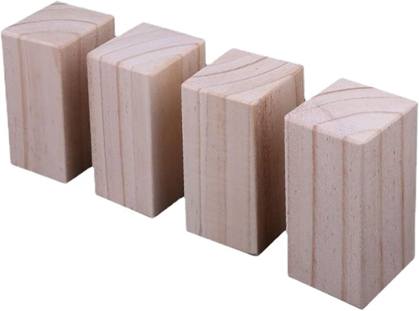 Furniture Support Legs,Natural Solid Wood Table Legs,DIY Furniture Feet,4 Pcs,for Adding Height to Furniture,Square Sofa Legs,Cabinet Legs,for Beds Desks Coffee Tables,Wood-10×10×10cm