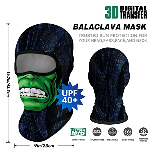 Image of Skull Full ski Mask, 3D Balaclava, UV Sun Protection,Motorcycle /Ski /Scarf /Cycling /Fishing for Men