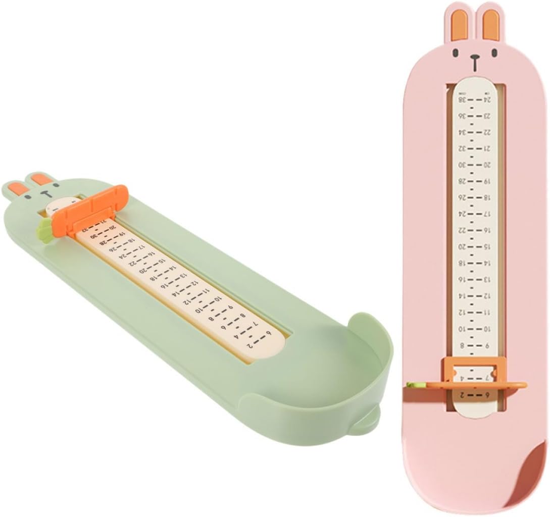 2pcs Shoe Measuring Device Foot Length Gauge Foot Size Measurer for Home Use Gauge Ruler Accurate Shoe Size Measurement Tool