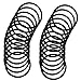 Produktbild Haargummis,100 StückHaargummis ohne Metall haarbänder Elastisch Stirnband Für Damen & Mädchen geeignet,Haargummi schwarz aus hochwertiger Baumwolle, ideal für den alltäglichen Gebrauch