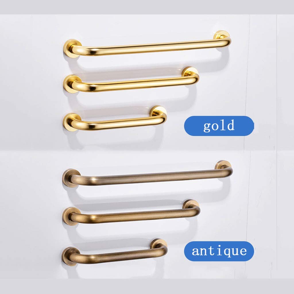 Barras de Apoyo para baño, Barra de Apoyo para bañera, Barra de Apoyo para Ducha para discapacitados de Montaje en Pared, Barra Antideslizante para baño(Plata-30cm