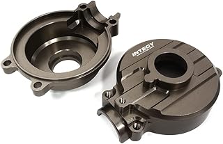 C32404GREY Billet Machined Gear Box Housings Set for Losi 1/5 DBXL-E 2.0 4WD