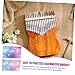 Kisangel 2pcs Kalimba Note Stickers for Thumb Piano Adhesive Stickers for Beginners Apply Kalimba Chords and Notes