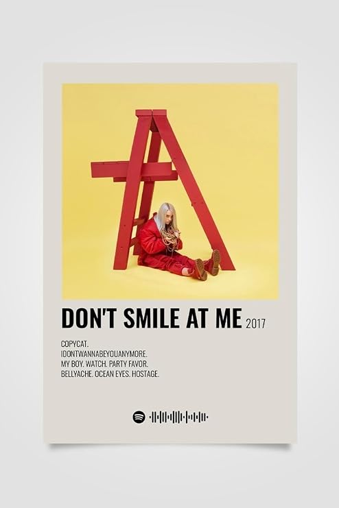 512 STORE Billie Eilish Müzik Albüm Poster Seti, MüzikBillieEilishSeti