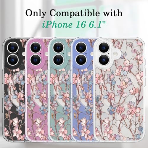 Coque antichoc iPhone 16 fleurie MagSafe pour éviter les rayures et chutes - 7