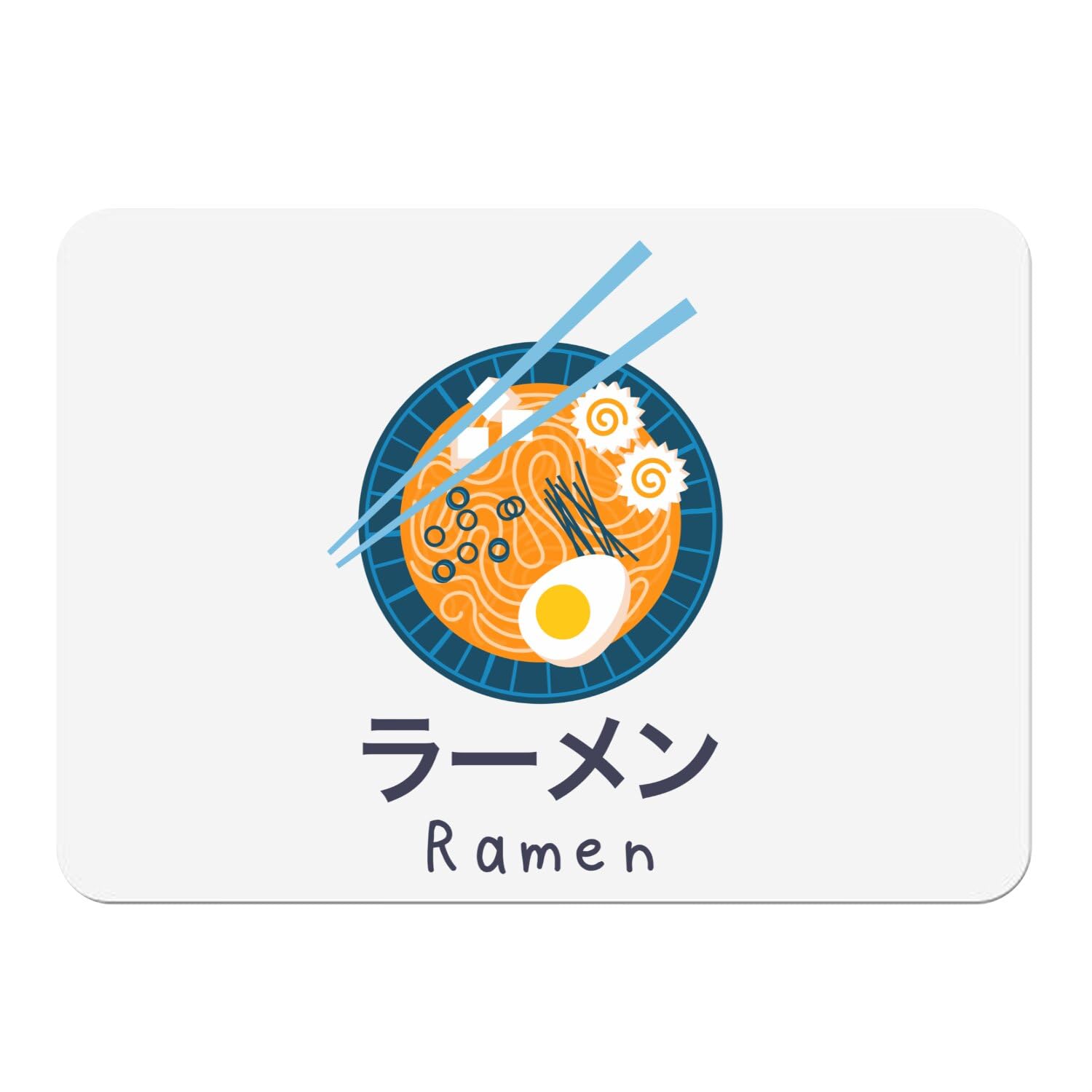 Napperons blancs souples liège lot de 4 sets de table manga ramen anti-tache et antidérapant