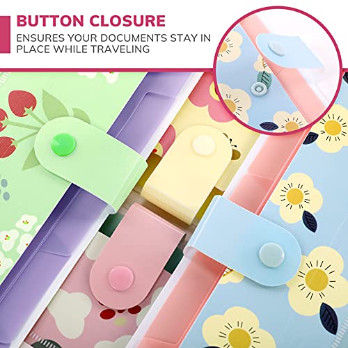 KONVINIT 4 Pack Cartelle Espandibili,Cartella