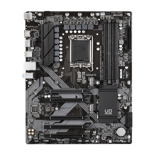 Image of GIGABYTE B760 DS3H DDR4 Motherboard - Supports Intel Core 14th Generation CPUs, 18+2+1 Phase Digital VRM, up to 5333MHz DDR4 (OC), 2xPCIe 4.0 M.2, GbE LAN, USB 3.2 Gen 2