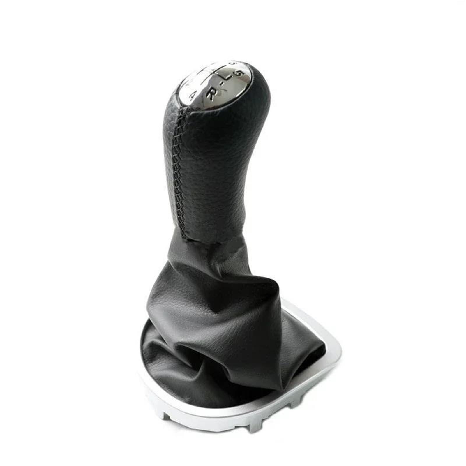 Qmtvfsrh One Color Car Gear Shift Knob For Clio 3 Iii 2005-2012 5 Speed Manual With Gaiter Boot Car Interior Gear Shift Knob