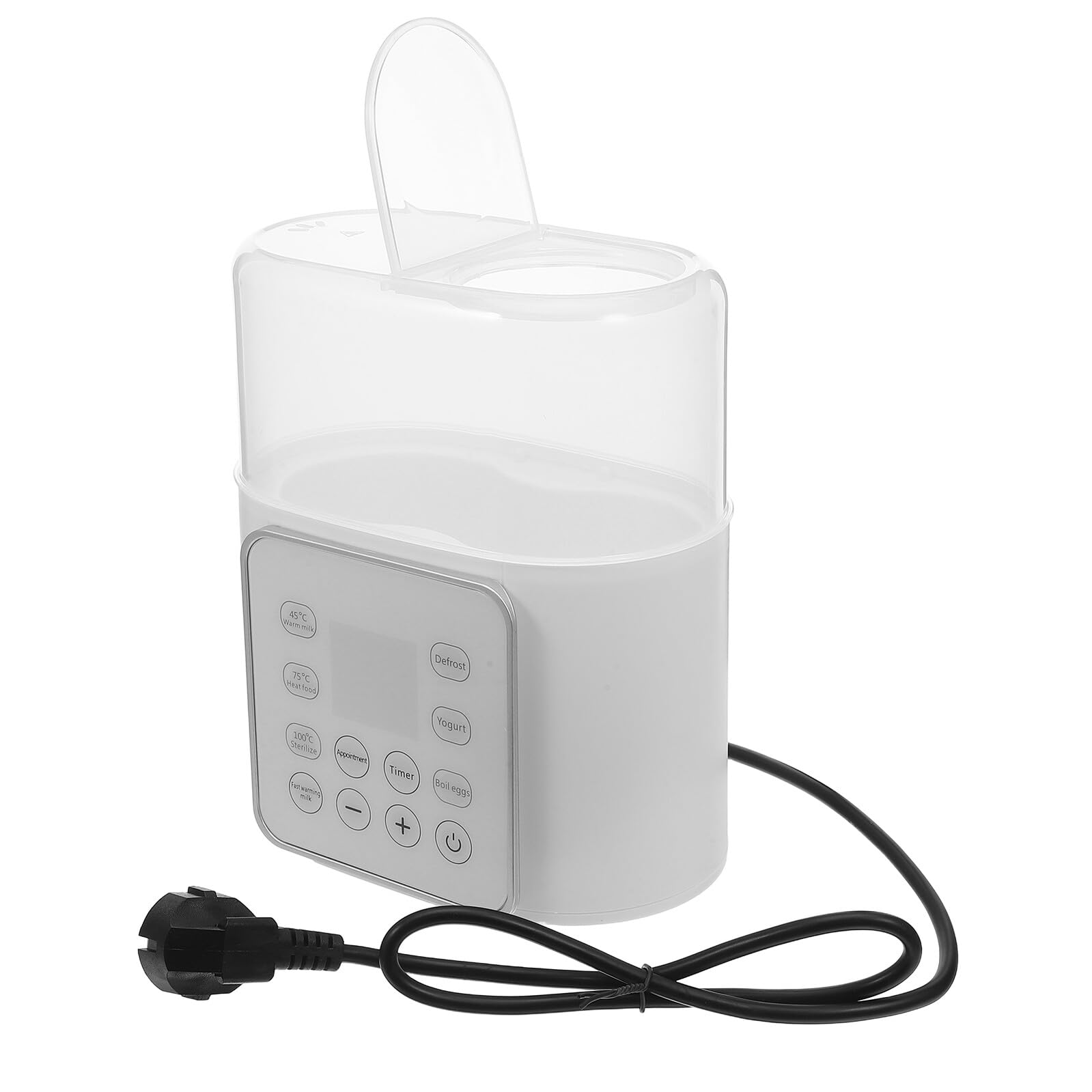 Elektroniczny Podgrzewacz Do Butelek Niemowlęcych z Podwójną Komorą Szybkie i Bezpieczne Podgrzewanie Mleka dla Niemowląt Podgrzewacz Do Mleka dla Podróży Odpowiedni i Mieszanki