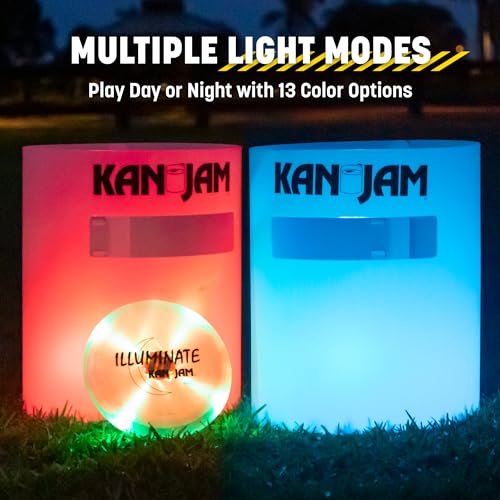 Image of Kan Jam Disc Toss Game - American Made Outdoor Game for The Backyard, Beach, Park, Tailgates - Original, Illuminate, Pro, Travel Edition, and Carry Bag Only