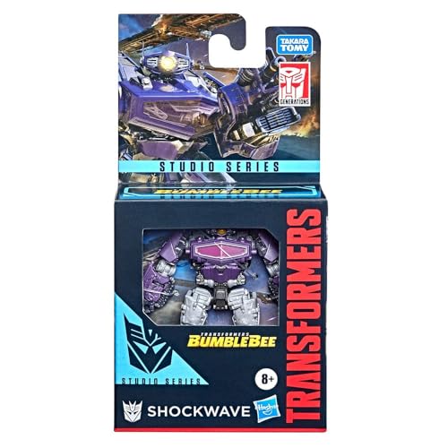 Transformers Studio Series Core Class Bumblebee Shockwave Action Figure - Suitable for Age