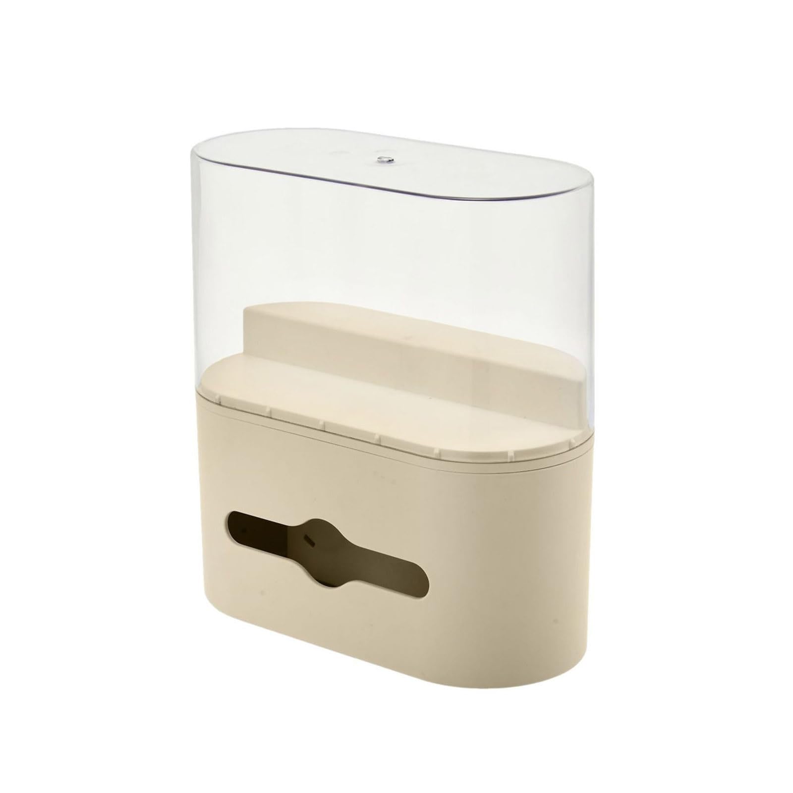 YTtkku Tissue Dispenser with Multipurpose Compartment for Home Accessories and Small Items Minimalists Home Accessory