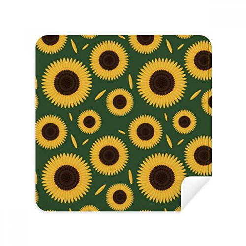 Chiffonnette microfibre lunettes et écran téléphone tournesol