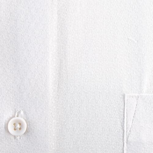 Image of 7-DAYS Premium Men's Formal Shirts - Cotton Rich, Textured Self-Design, Full Sleeve, Regular Fit, Wrinkle Resistant, with Pocket - Perfect for Office