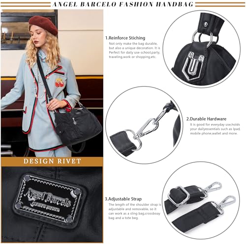 Image of Angel Barcelo Purses for Women Soft PU Leather Shoulder Bag Crossbody Purse and Handbags