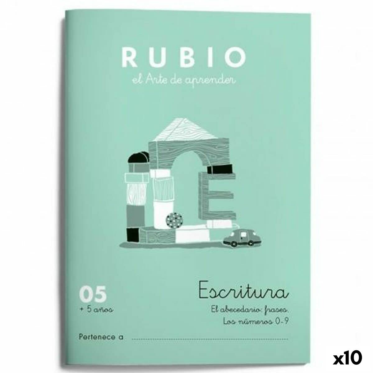 05 Escritura RUBIO | Abecedario, frases y números del 0 a 9 | +5 años