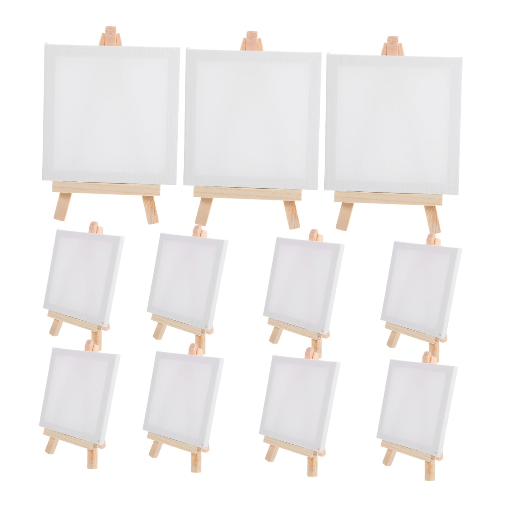 TEHAUX 24piezas Caballete Pequeño Decorativo Para Pintura De Soporte Para Manualidades y Casa y Oficina