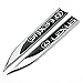 Price comparison product image Wallner 1 Pair metal 3D refitted vehicle car marks Emblem Badge Decal Auto Door Fender Side sticker For Lexus (Black)