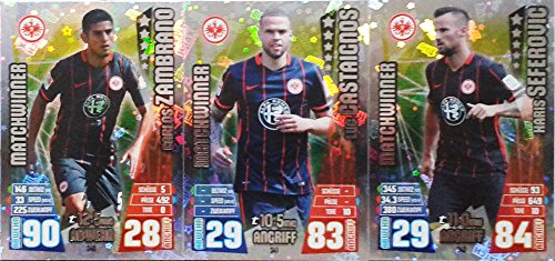 Preisvergleich Produktbild Match Attax Bundesliga 2015 2016 - Matchwinner Eintracht Frankfurt - Deutsche Ausgabe