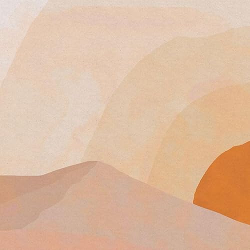 Komar Vlies Fototapete Sabbia - Wohnzimmer, Schlafzimmer, Sand, Wüste, Dekoration, Tapete, Größe: 400 x 280 cm (Breite x Höhe) - 8 Bahnen - Bahnbreite 50 cm