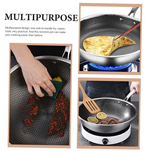 Wok con tapa antiadherente Unomor de acero inoxidable miniatura 3
