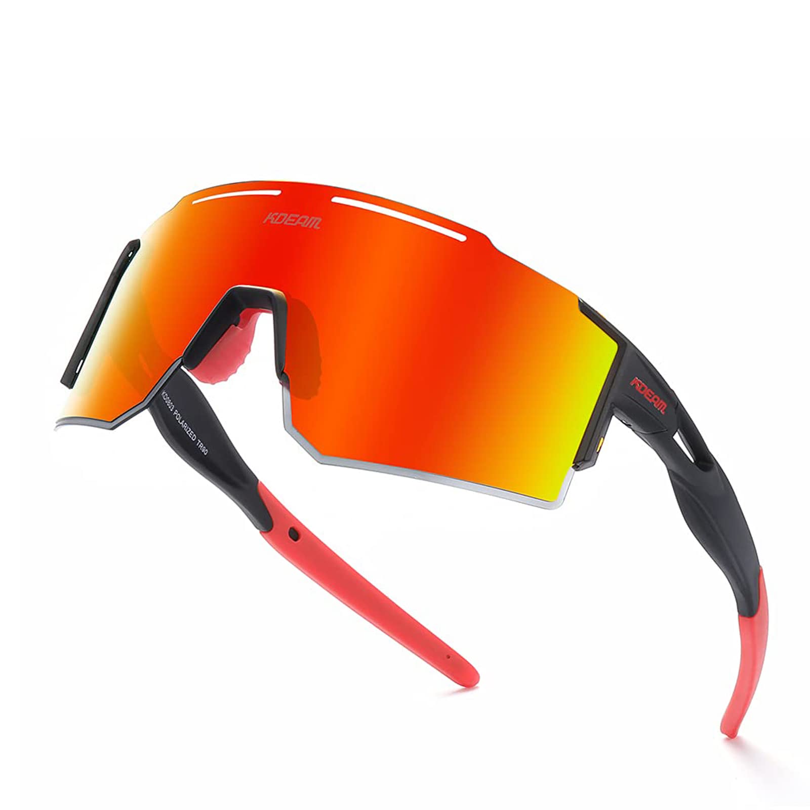 Gafas de sol polarizadas deportivas para hombre y mujer, UV400, gafas de ciclismo resistentes al viento, para conducir, correr, golf