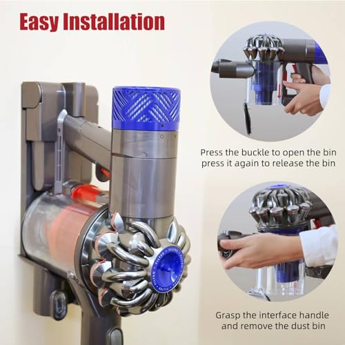 Image of Dust Bin Replacement for Dyson V6 DC58 DC59 DC62 DC74 Vacuum Cleaner, Canister Bin for Dyson No.965660-01